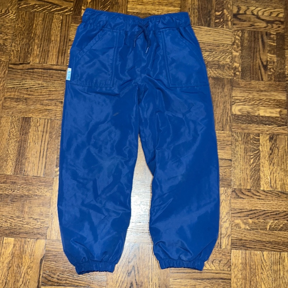 Jan & Jul fleece-lined rain pants 4T Navy